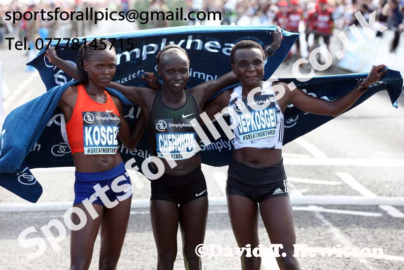 Womens 2018 Simplyhealth Great North Run. Photo: David T. Hewitson/Sports for All Pics